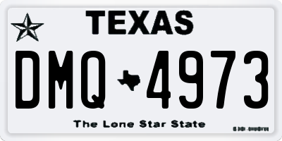 TX license plate DMQ4973