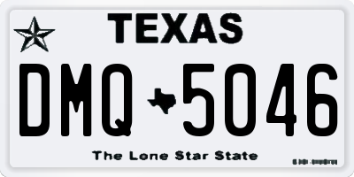 TX license plate DMQ5046