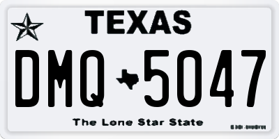 TX license plate DMQ5047