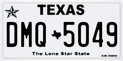 TX license plate DMQ5049