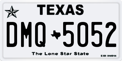 TX license plate DMQ5052