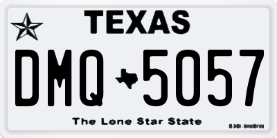 TX license plate DMQ5057