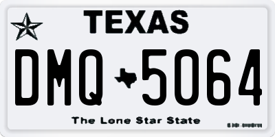 TX license plate DMQ5064