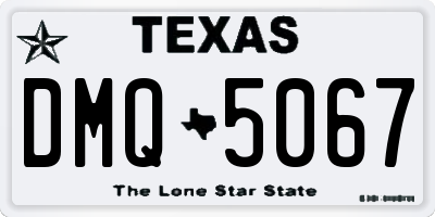 TX license plate DMQ5067