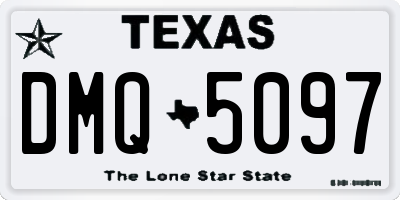 TX license plate DMQ5097