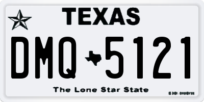 TX license plate DMQ5121