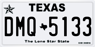 TX license plate DMQ5133