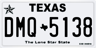 TX license plate DMQ5138