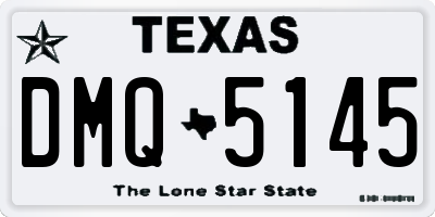 TX license plate DMQ5145
