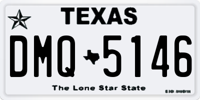 TX license plate DMQ5146