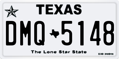 TX license plate DMQ5148