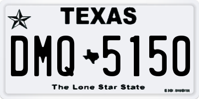 TX license plate DMQ5150