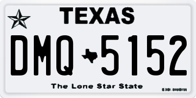 TX license plate DMQ5152