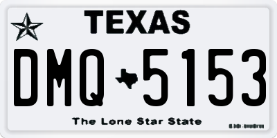 TX license plate DMQ5153