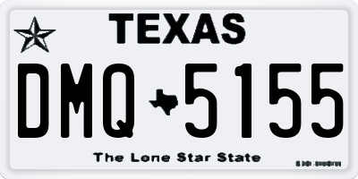 TX license plate DMQ5155