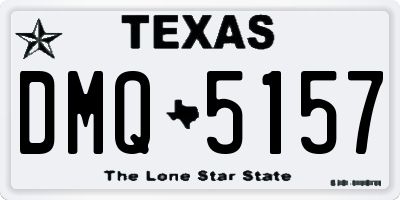 TX license plate DMQ5157