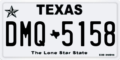 TX license plate DMQ5158