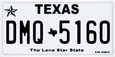 TX license plate DMQ5160