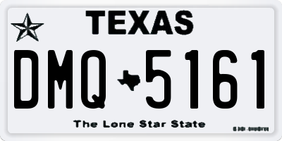 TX license plate DMQ5161