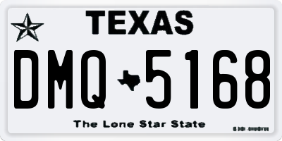 TX license plate DMQ5168