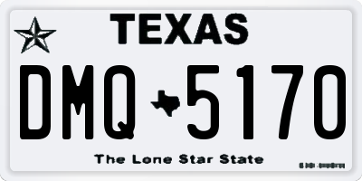 TX license plate DMQ5170
