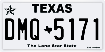 TX license plate DMQ5171