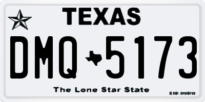 TX license plate DMQ5173