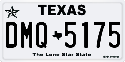 TX license plate DMQ5175