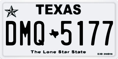 TX license plate DMQ5177
