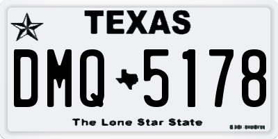TX license plate DMQ5178