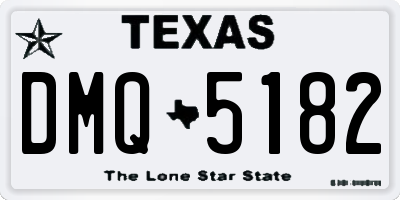 TX license plate DMQ5182