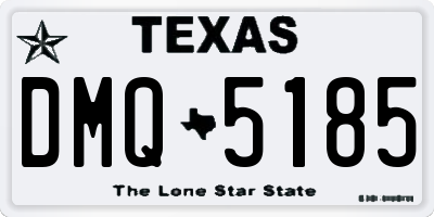 TX license plate DMQ5185