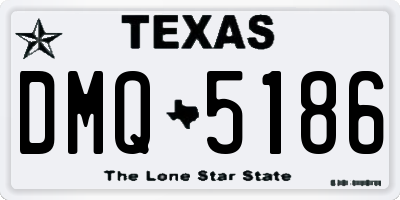 TX license plate DMQ5186