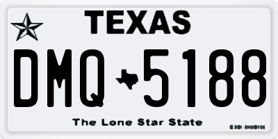 TX license plate DMQ5188