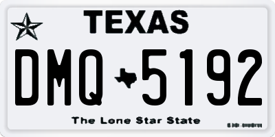 TX license plate DMQ5192