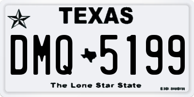 TX license plate DMQ5199