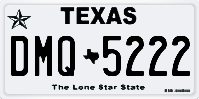 TX license plate DMQ5222