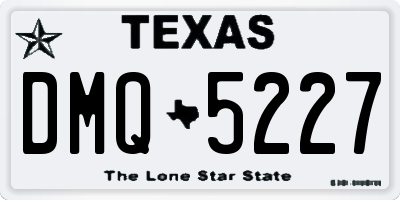 TX license plate DMQ5227