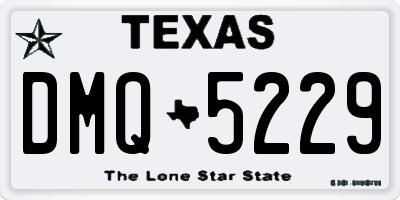 TX license plate DMQ5229