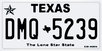 TX license plate DMQ5239