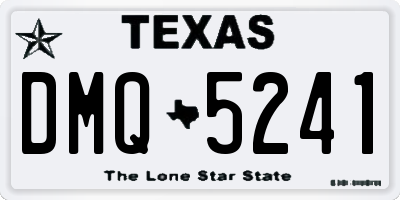 TX license plate DMQ5241