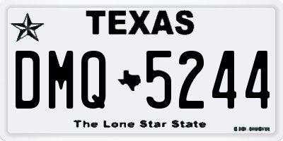 TX license plate DMQ5244
