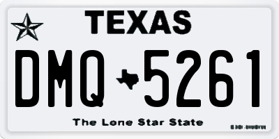 TX license plate DMQ5261