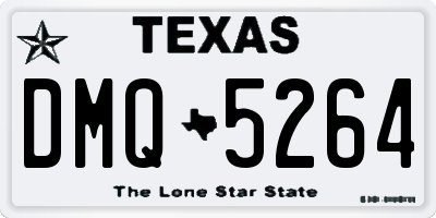 TX license plate DMQ5264