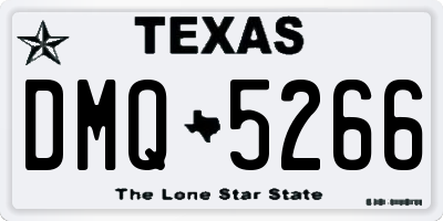 TX license plate DMQ5266