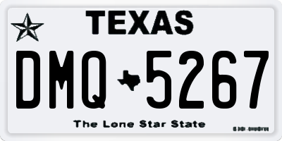 TX license plate DMQ5267