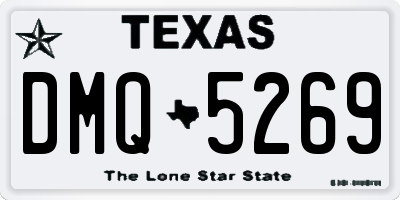 TX license plate DMQ5269