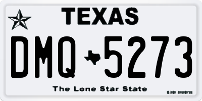 TX license plate DMQ5273
