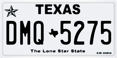 TX license plate DMQ5275