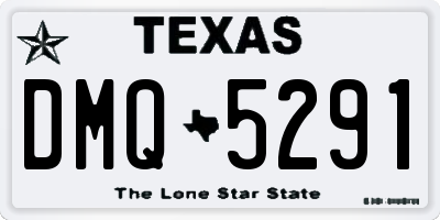 TX license plate DMQ5291